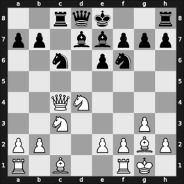 1950 Hastings5051 – Round 7 – Golombek, Harry – 1/2-1/2 – Unzicker, Wolfgang – G30