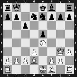 1950 Hoogovens – Round 3 – Rossolimo, Nicolas – 1-0 – Soultanbeieff, Victor – G6