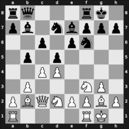 1950 Hungary – Round 1 – Kluger, Gyula – 1/2-1/2 – Vajda, Arpad – G23