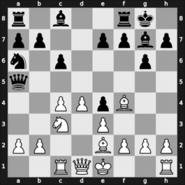 1950 Mar del Plata – Round 3 – Alvarez Martin, Pedro – 1/2-1/2 – Rossetto, Hector – G21