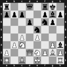 1950 Mar del Plata – Round 7 – Alvarez Martin, Pedro – 1/2-1/2 – Trifunovic, Petar – G55