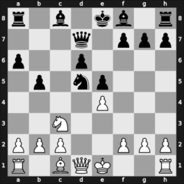 1950 Mar del Plata – Round 7 – Michel, Pascal – 1/2-1/2 – Rossetto, Hector – G57