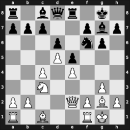 1950 Mar del Plata – Round 8 – Bolbochan, J. – 1/2-1/2 – Pirc, Vasja – G67