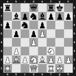 1950 Mar del Plata – Round 9 – Rossetto, Hector – 1/2-1/2 – Guimard, Carlos E – G76