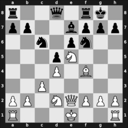 1950 Mar del Plata – Round 9 – Eliskases, Erich – 1/2-1/2 – Trifunovic, Petar – G78