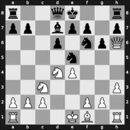 1950 Mar del Plata – Round 10 – Trifunovic, Petar – 1/2-1/2 – Pirc, Vasja – G87