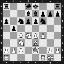 1950 Mar del Plata – Round 11 – Rossolimo, Nicolas – 1/2-1/2 – Marini, Liam – G94