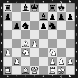 1950 Mar del Plata – Round 13 – Guimard, Carlos E – 1/2-1/2 – Trifunovic, Petar – G106