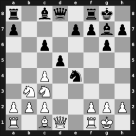 1950 Mar del Plata – Round 13 – Rossolimo, Nicolas – 1-0 – Castillo Bermudez, Manuel – G110
