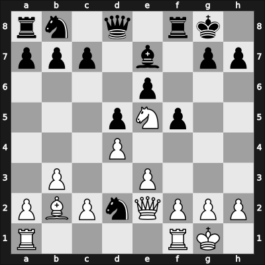 1950 Mar del Plata – Round 17 – Eliskases, Erich – 1/2-1/2 – Alvarez Martin, Pedro – G147