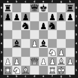 1950 Moskou ch-URS – Round 1 – Smyslov, Vladimir – 1/2-1/2 – Konstantinopolsky, Alexander – G11