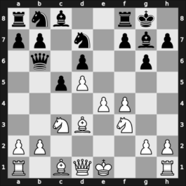 1950 Moskou ch-URS – Round 1 – Alatortsev, Vladimir N. – 1/2-1/2 – Aronin, Lev – G30