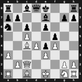1950 Moskou ch-URS – Round 1 – Alatortsev, Vladimir N. – 1/2-1/2 – Smyslov, Vladimir – G42