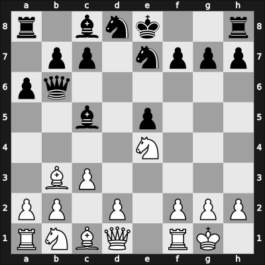 1950 Olympiad Dubrovnik YUG – Round 1 – Pilnik, Herman – 1-0 – Pinzon Solis, Felipe – G3