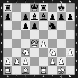 1950 Lucerne (SUI Ch) – Round 5 – Blau, Max – 1-0 – Henneberger, Walter – G13