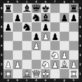 1950 SUI Ch – Round 11 – Blau, Max – 0-1 – Grob, Henry – G32