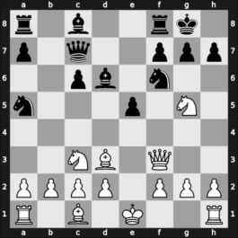 1950 Schiavno Zdroj – Round 1 – Kottnauer, Cenek – 1/2-1/2 – Taimanov, M. – G110
