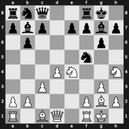 1950 Schiavno Zdroj – Round 1 – Barcza, Gedeon – 1-0 – Taimanov, Mark E – G123