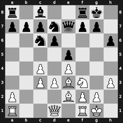 1950 Southsea – Round 4 – Tartakower, Savielly – 1-0 – Schmid, Lothar – G20