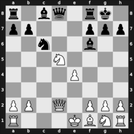 1950 Southsea – Round 5 – Bogoljubow, Efim – 1-0 – Wade, Robert G – G26