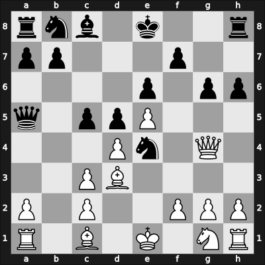 1950 Travemuende – Round 5 – Pfeiffer, Gerhard – 1-0 – Saemisch, Friedrich – G6