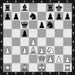 1950 URS Ch sf – Round 14 – Lisitsin, Georgy – 1-0 – Kan, Ilya A – G13