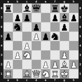 1950 URS Ch sf – Round 9 – Zagoriansky, Evgeny – 1-0 – Shcherbakov, Vitaly – G10
