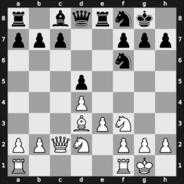 1950 URS Ch sf Kiev UKR – Round 7 – Tarasov, Vitaly – 1-0 – Ragozin, Viacheslav – G5