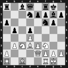 1950 URS Ch sf Leningard – Round 5 – Bondarevsky, Igor – 1-0 – Klaman, Konstantin Mikhailovich – G5