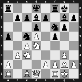 1950 URS Ch sf Leningard – Round 9 – Alatortsev, Vladimir N. – 1/2-1/2 – Kuzminykh, Evgeny – G8