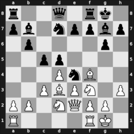 1950 URS-ch18 – Round 14 – Bondarevsky, Igor – 1/2-1/2 – Liublinsky, Victor – G1
