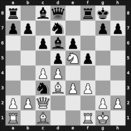 1950 Venice – Round 1 – Golombek, Harry – 1/2-1/2 – Letelier Martner, Rene – G3