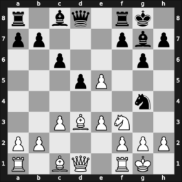 1950 Venice – Round 1 – Stalda, Giuseppe – 1/2-1/2 – Nestler, Daniel – G5