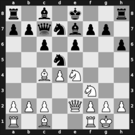 1950 Venice – Round 3 – Smyslov, Vladimir – 1-0 – Golombek, Harry – G37