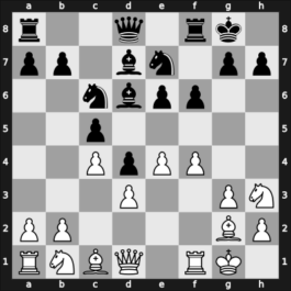 1950 Venice – Round 3 – Wade, Robert G – 1/2-1/2 – Donner, Jan-Hein – G40