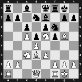 1950 Venice – Round 4 – Mueller, Hans – 1/2-1/2 – Castillo Bermudez, Manuel – G41