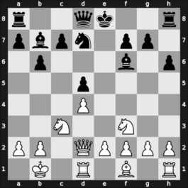 1950 Venice – Round 9 – Pachman, Ludek – 1-0 – Szabados, Eugenio – G76