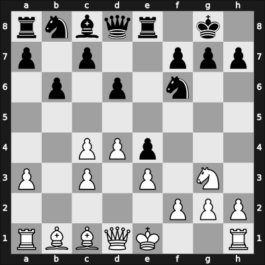 1950 Venice – Round 10 – Steiner, Heinrich Jun. – 1/2-1/2 – Pachman, Ludek – G83