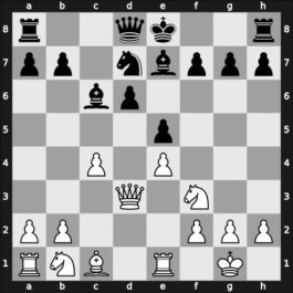 1950 Venice – Round 11 – De Paoli, Emilio – 1/2-1/2 – Szabados, Eugenio – G92