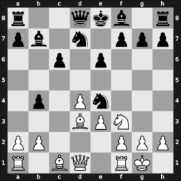 1950 Venice – Round 13 – Mueller, Helge – 1/2-1/2 – Wade, Robert G – G103