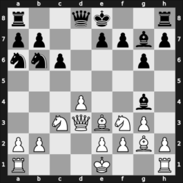 1950 Venice – Round 14 – Steiner, Heinrich Jun. – 1/2-1/2 – Nestler, Vincenzo – G110