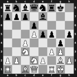 1950 Venice – Round 15 – Golombek, Harry – 1/2-1/2 – Wade, Robert G – G118