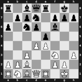 1951 Augsburg – Round 5 – Pfeiffer, Gerhard – 1/2-1/2 – Bogoljubow, Efim – G23