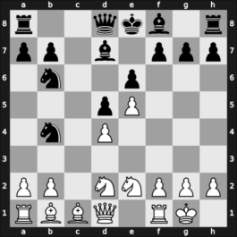 1951 Augsburg – Round 8 – Kieninger, Georg – 1/2-1/2 – Bogoljubow, Efim – G32