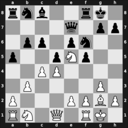 1951 Bad Pyrmont zt – Round 1 – Golombek, Harry – 1-0 – Donner, Jan – G1