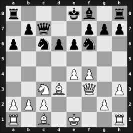 1951 Bad Pyrmont zt – Round 1 – Gligorić, Svetozar – 1-0 – Pirc, Vasja – G3