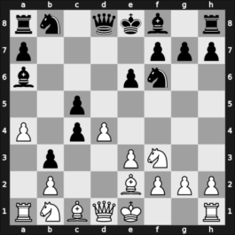 1951 Bucharest GMT 2nd – Round 6 – Makarczyk, Kazimierz – 0-1 – Alexandrescu, Gheorghe – G22