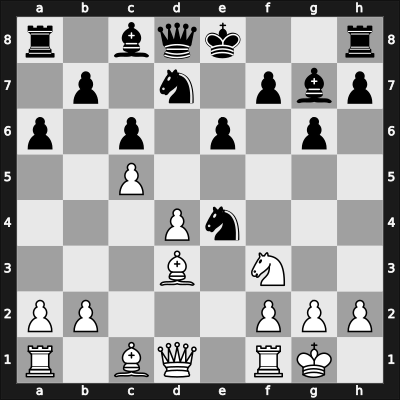 1951 Bucharest GMT 2nd – Round 9 – Szapiel, Henryk – 0-1 – Makarczyk, Kazimierz – G38