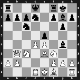 1951 Bucharest GMT 2nd – Round 11 – Szapiel, Henryk – 1/2-1/2 – Milev, Zdravko – G44
