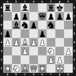 1951 Bucharest GMT 2nd – Round 15 – Samarian, Sergiu – 1/2-1/2 – Makarczyk, Kazimierz – G65